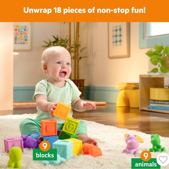 Bright Starts Colorful Learning Blocks Set - Picture 6 of 7